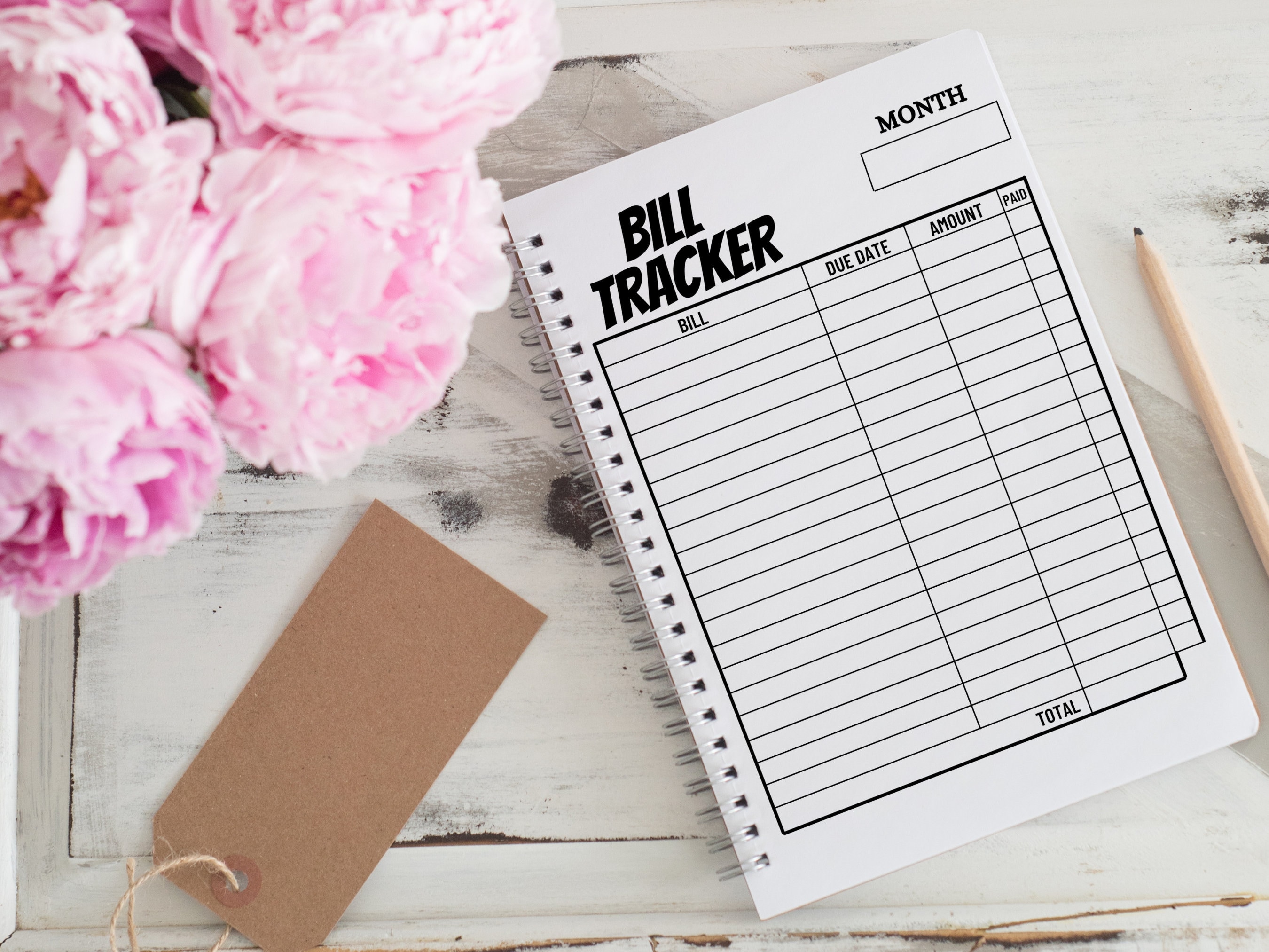 Monthly bills printable monthly bills template monthly | Etsy
