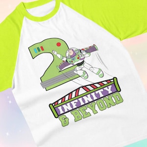 Two Infinity and Beyond Birthday Shirt, 2 Infinity and Beyond Buzz Shirt, Buzz Lightyear, Toy Story Buzz Theme Shirt, Gift Birthday Shirt