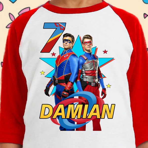 Custom Henry Danger Shirt, Personalized Henry Danger Birthday Family Shirt, Henry Danger Party Matching Captain Man Kid Danger - Unisex