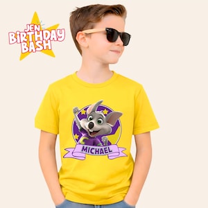 Spersonalizowana koszulka urodzinowa Chuk: pasująca koszulka rodzinna Chuk E zdjęcie 7