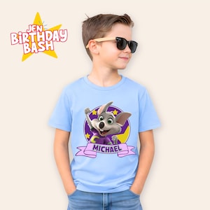 Spersonalizowana koszulka urodzinowa Chuk: pasująca koszulka rodzinna Chuk E zdjęcie 5