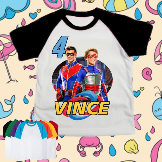 Camiseta de cumpleanos personalizada de Henry Danger Nombre y edad personalizada Camiseta de capitan de Henry Hombre de peligro Cumpleanero de Henry Danger Chica de peligro Etsy Mexico