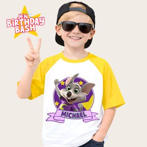 Spersonalizowana koszulka urodzinowa Chuk: pasująca koszulka rodzinna Chuk E zdjęcie 11