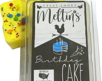 Birthday Cake Wax Melt | 2.5 oz Wax Melt | Wax Melts for Warmer | Hand Poured in the Great Smoky Mountains