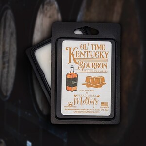 Ol’ Time KY Bourbon | 2.5oz Wax Melts | Gifts for Him | Wax Melts for Warmer | Wax Melts for Guys | Wax Melts