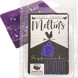 Boyfriend’s Hoodie Wax Melt | 2.5 oz Wax Melt | Wax Melts for Warmer | Hand Poured in the Great Smoky Mountains