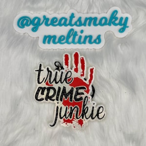 True Crime Car Freshie Large | True Crime Car Freshener | True Crime Junkie