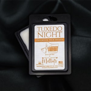 Tuxedo Night | 2.5oz Wax Melts | Gifts for Him | Wax Melts for Warmer | Wax Melts for Guys