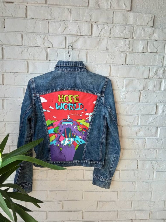 Denim Jacket BTS JHOPE Hopeworld - Etsy 