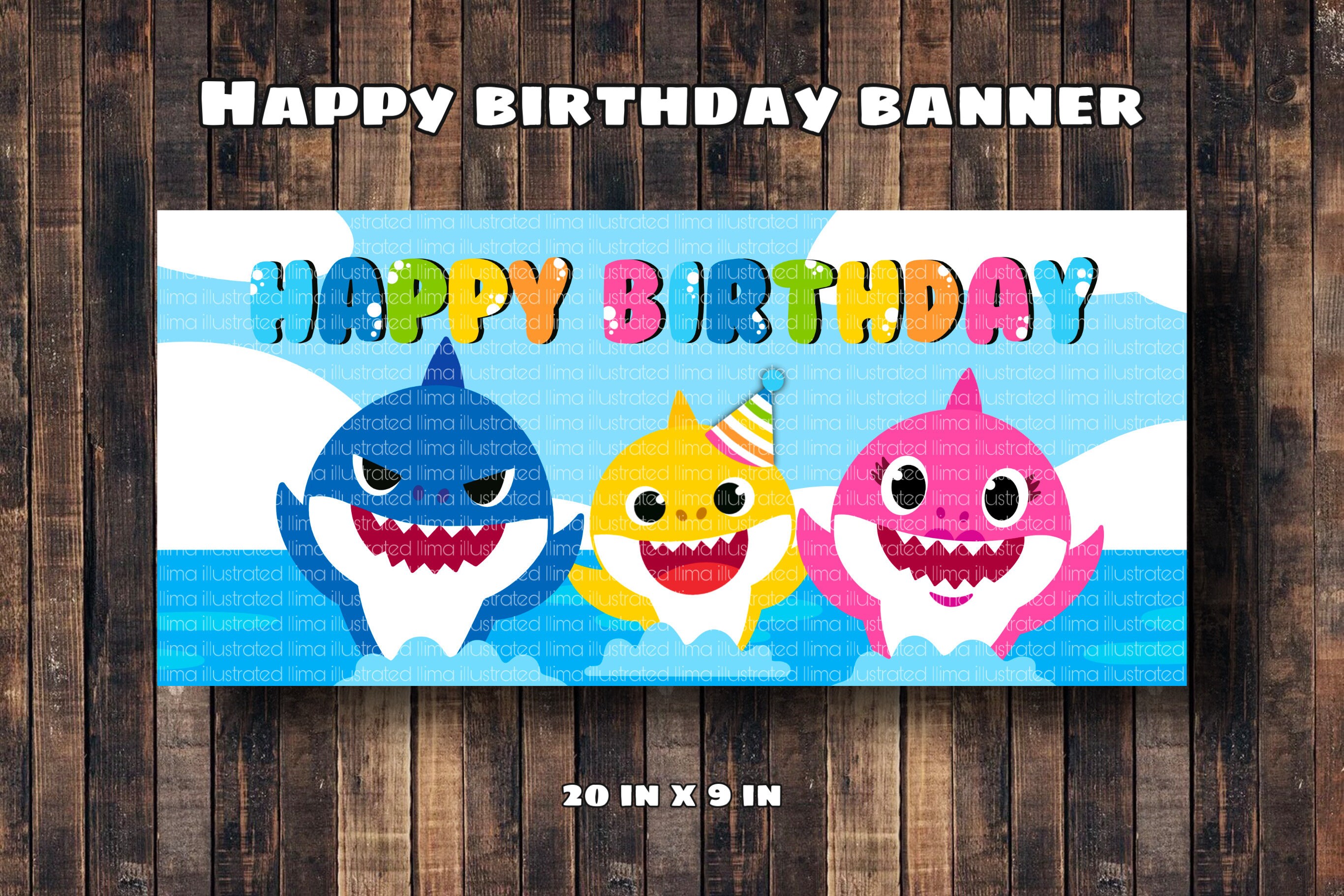 MALLMALL6 Little Shark One Birthday Banner Sharks Theme First Birthday Decoration One Highchair Banners Toddler Cake Smash Photo Props Doo Doo Shark Party Supplies for 1st Birthday Girls Boys 
