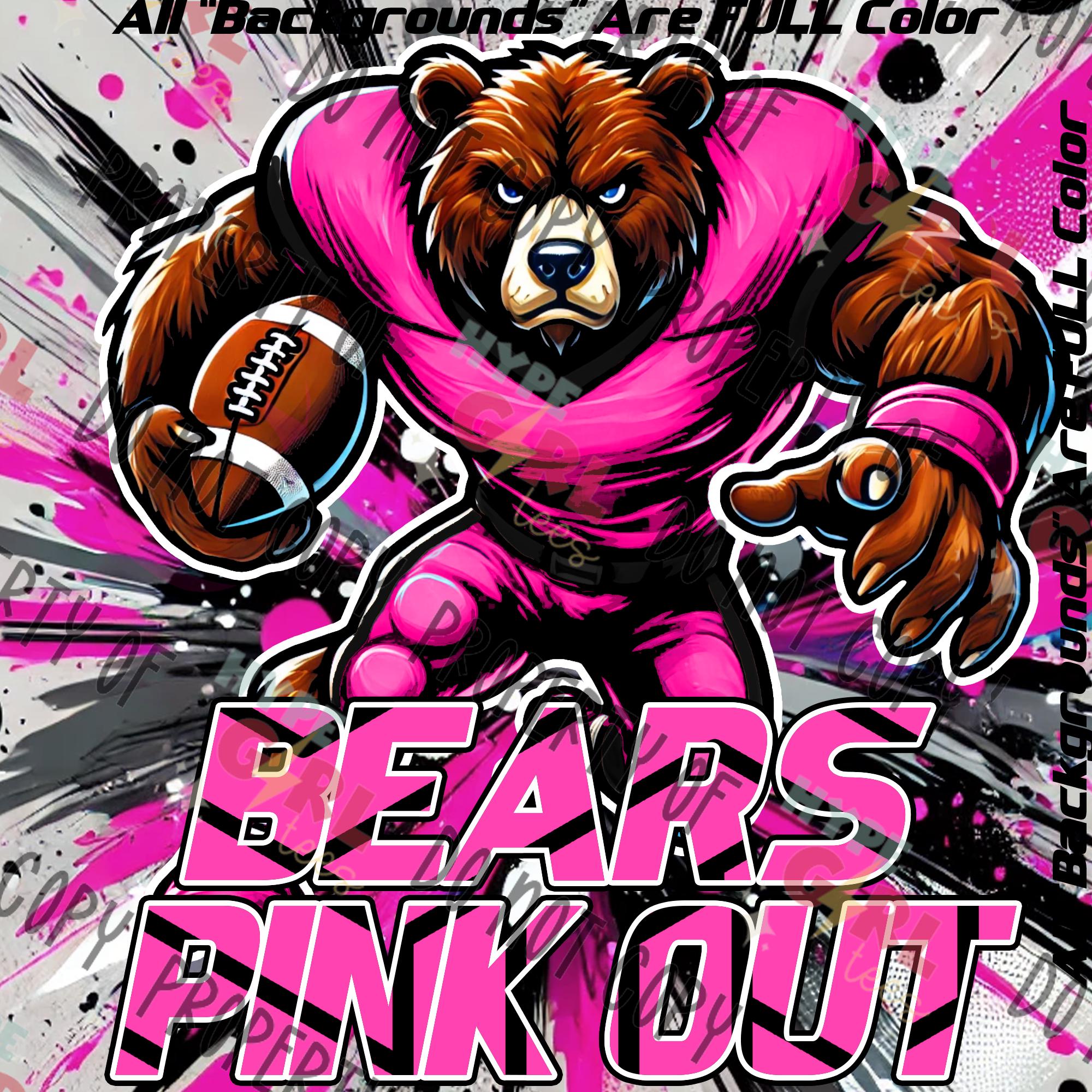 Girls pink bears jersey 2025