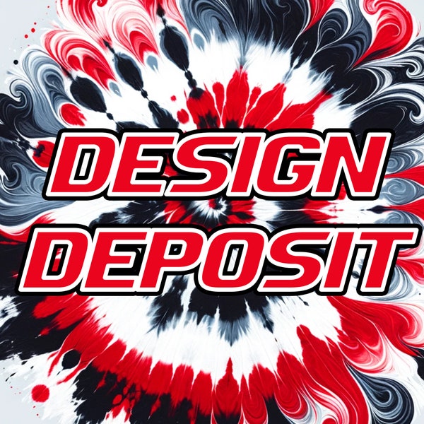 DESIGN DEPOSIT. Non-refundable design deposit for custom designs / mascots and or custom edits and color changes