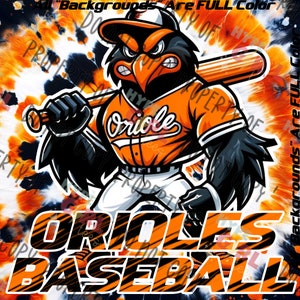 File digitale PNG di design di baseball/softball degli Orioles. Versione arancione e nera. ALTRI colori disponibili! C our Store o contattaci per la TUA squadra