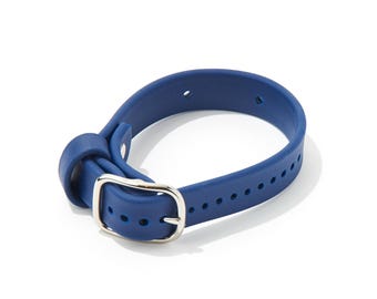 Collar de repuesto para valla invisible de 19 mm (3/4 de pulgada), impermeable, de biotano, para perros y gatos, con colores y herrajes personalizados.