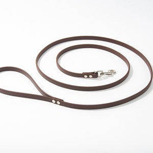 Standard 6 Foot Dog Leash: 1/2&quot; Waterproof Biothane with Custom Colors and Hardware