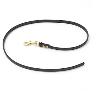 French Ring 1 Meter Raw End Leash: 1/2&quot; Waterproof Biothane with Custom Colors and Hardware