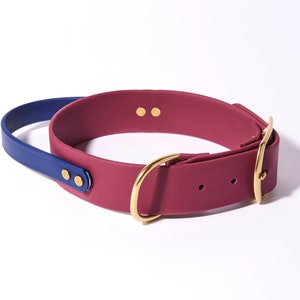1-1/2&quot; Waterproof Biothane Collar with Handle: Dock Jumping, Fast Cat, and Agitation Collar