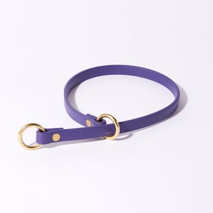 Waterproof Slip Collar: 1/2" Width Biothane Training Collar