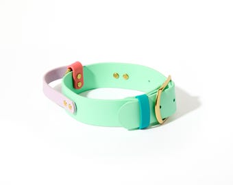 NEW! 1-1/2 Inch Waterproof Biothane Collar with Handle: Dock Jumping, Fast Cat, and Agitation Collar