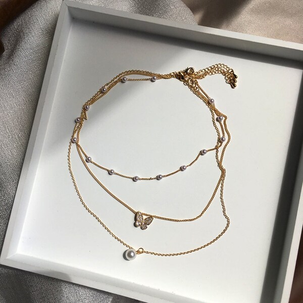 Collarbone Necklace Etsy