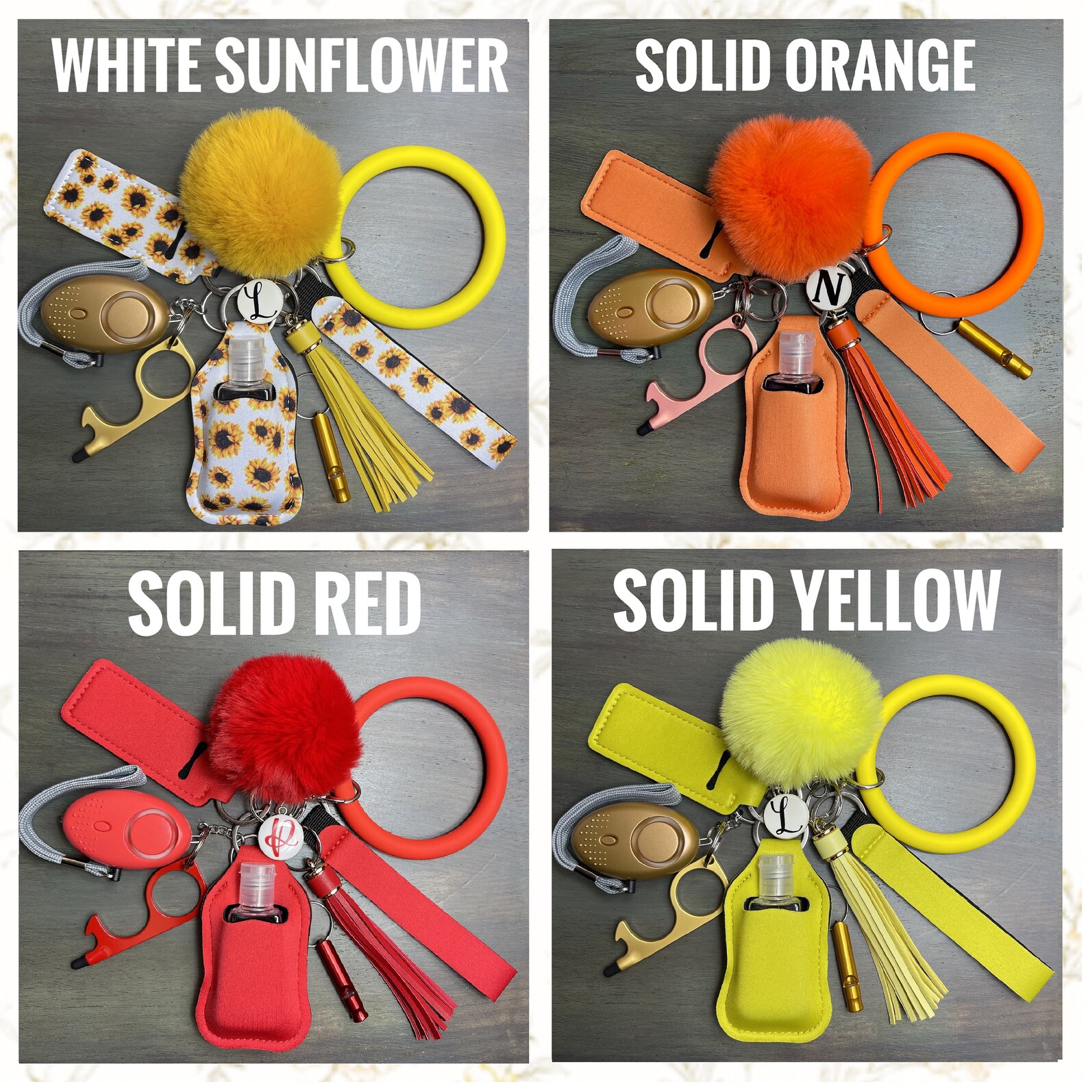 SAFETY PROTECTION KEYCHAINS 12 Pieces Alarm Keychains Etsy