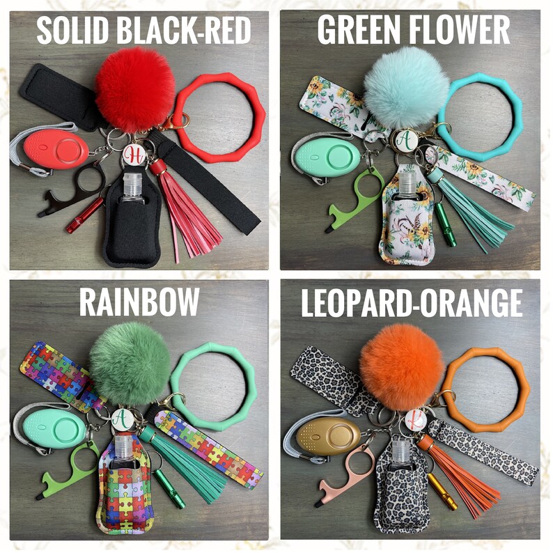 SAFETY PROTECTION KEYCHAINS 12 Pieces Alarm Keychains Etsy