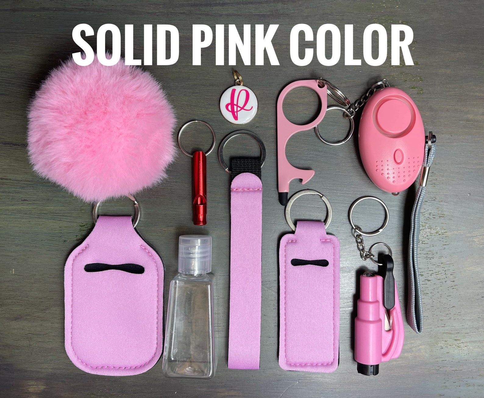 Safety Protection Keychain Set Build Your Own Protection Etsy