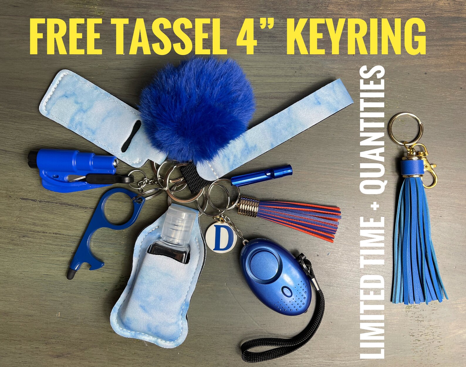 11 Piece Safety Keychain Utility Keychain Protection Etsy