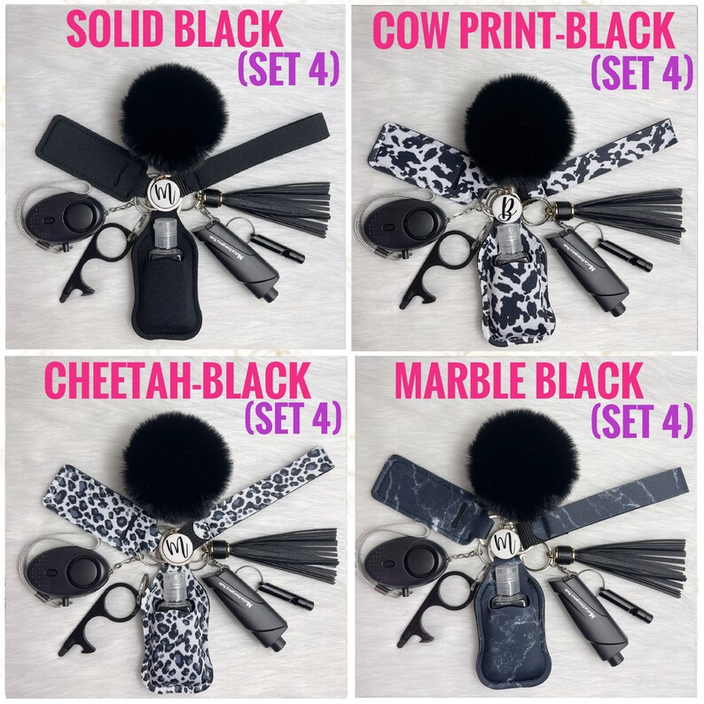 Safety Protection Keychain Set Build Your Own Protection Etsy