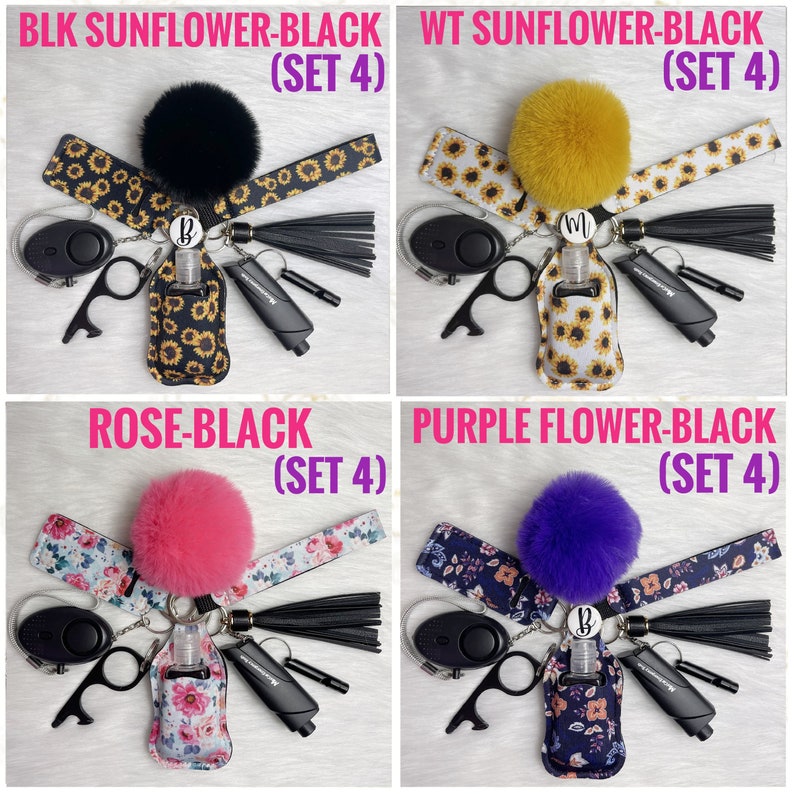 Safety Protection Keychain Set Build Your Own Protection Etsy