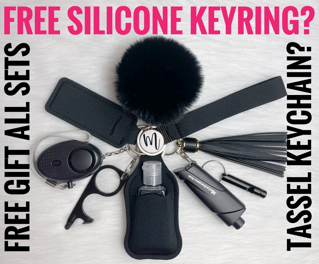 11 Piece Safety Keychain, Utility Keychain, Protection Keychain