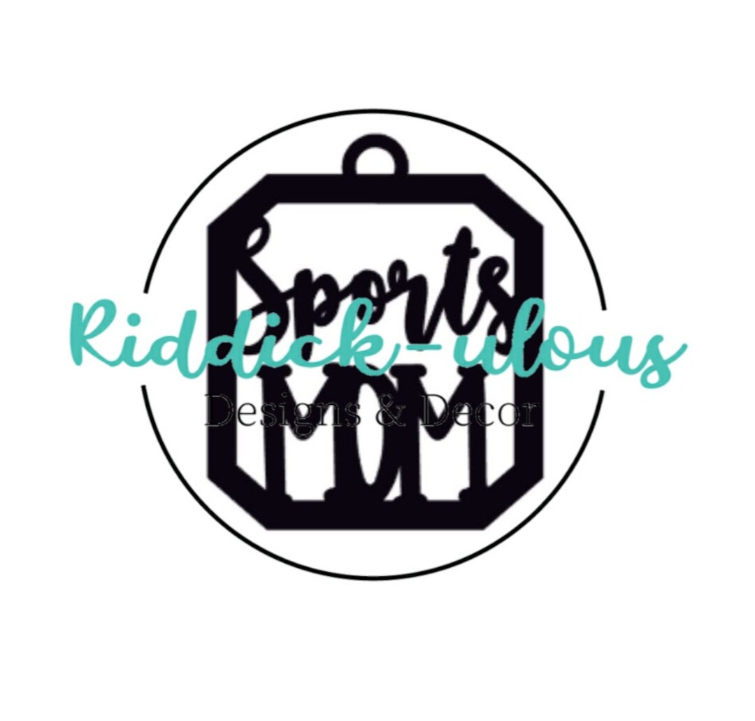 SVG Only Sports Mom Car Charm Etsy