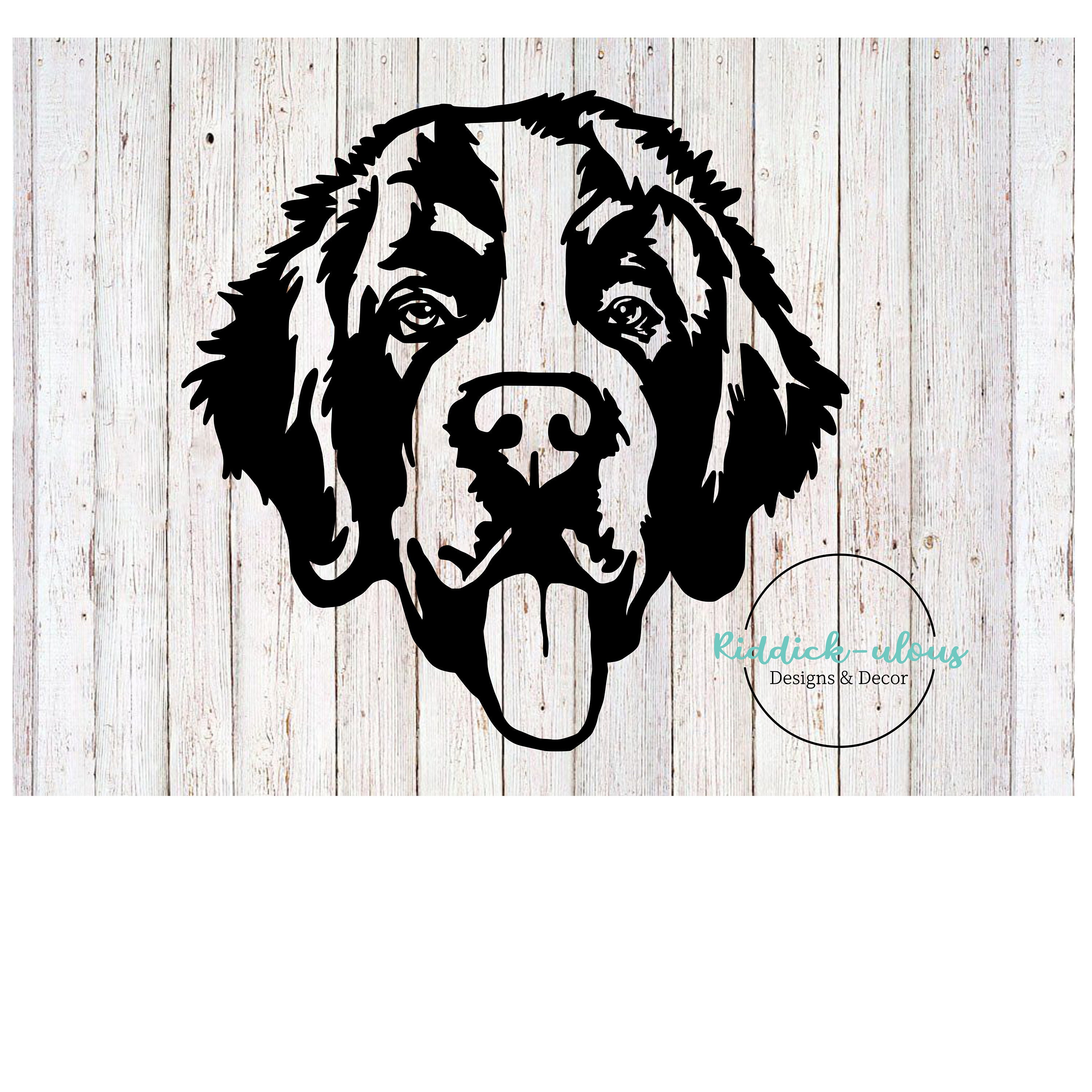 St. Bernard SVG Etsy