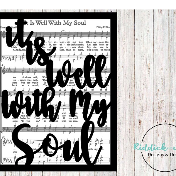 It is Well With My Soul Etsy