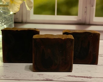 Sandalwood Vanilla Handcrafted Cold Process Real Soap