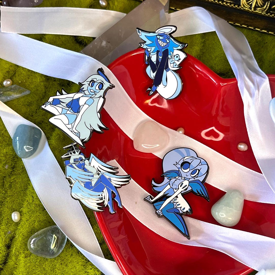 Hazbin Hotel Angelic Pinup Hard Enamel Pins - Etsy