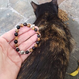 Tortoiseshell Cat Bracelet | Cat Bracelet | Cat Lover Gift | Cat memorial bracelet | Pet Bracelet | Cat Charm | Cat jewelry | Cat Mom image 9