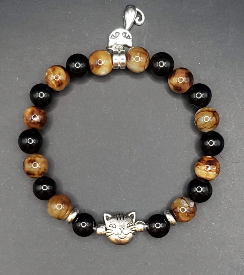 Tortoiseshell Cat Bracelet | Cat Bracelet | Cat Lover Gift | Cat memorial bracelet | Pet Bracelet | Cat Charm | Cat jewelry | Cat Mom image 6