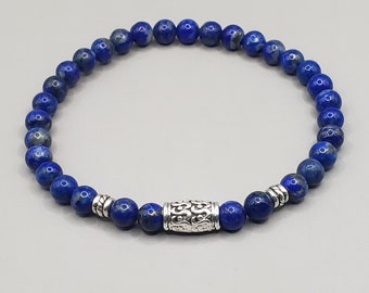 Lapis Lazuli Men Bracelet | Men Bracelet | Gemstone Bracelet | Lapis Lazuli Bracelet | Bracelets For Men | Lapis Lazuli