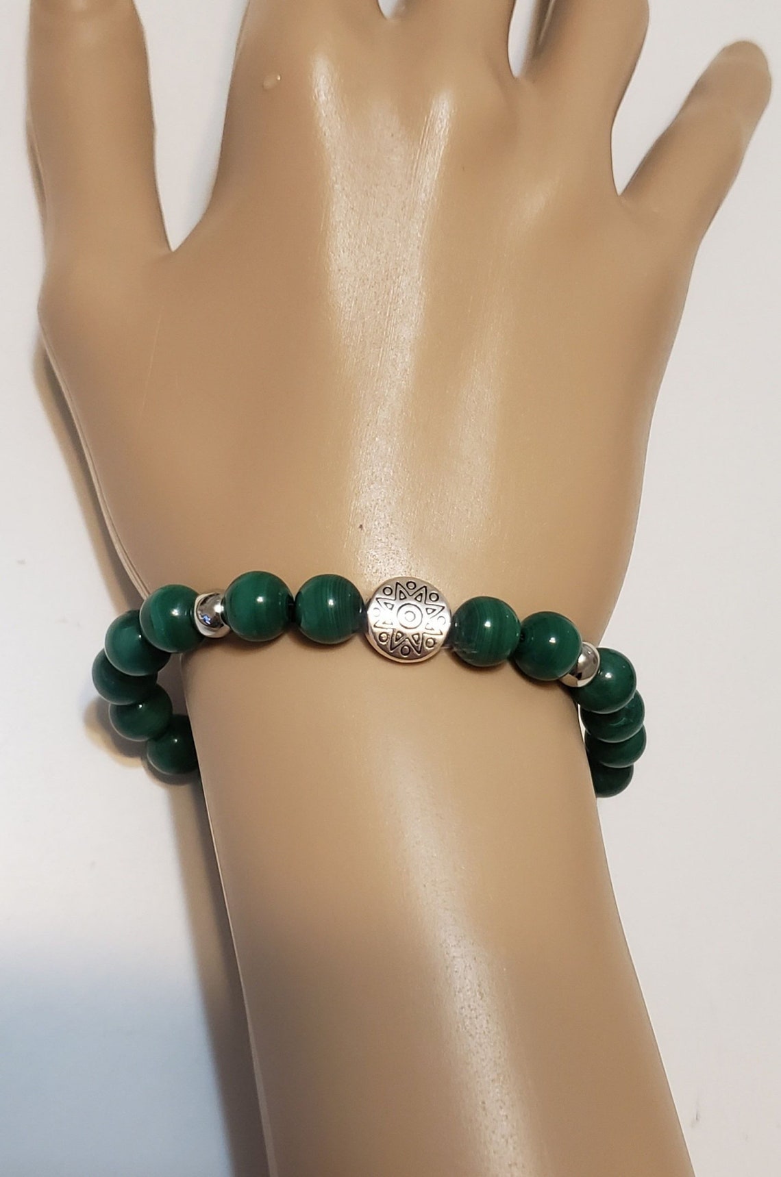 Malachite Bracelet Malachite Bracelets Gemstone Bracelets Etsy
