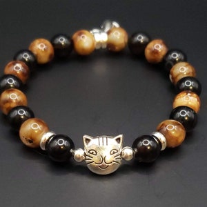 Tortoiseshell Cat Bracelet | Cat Bracelet | Cat Lover Gift | Cat memorial bracelet | Pet Bracelet | Cat Charm | Cat jewelry | Cat Mom image 4