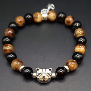 Tortoiseshell Cat Bracelet | Cat Bracelet | Cat Lover Gift | Cat memorial bracelet | Pet Bracelet | Cat Charm | Cat jewelry | Cat Mom image 3