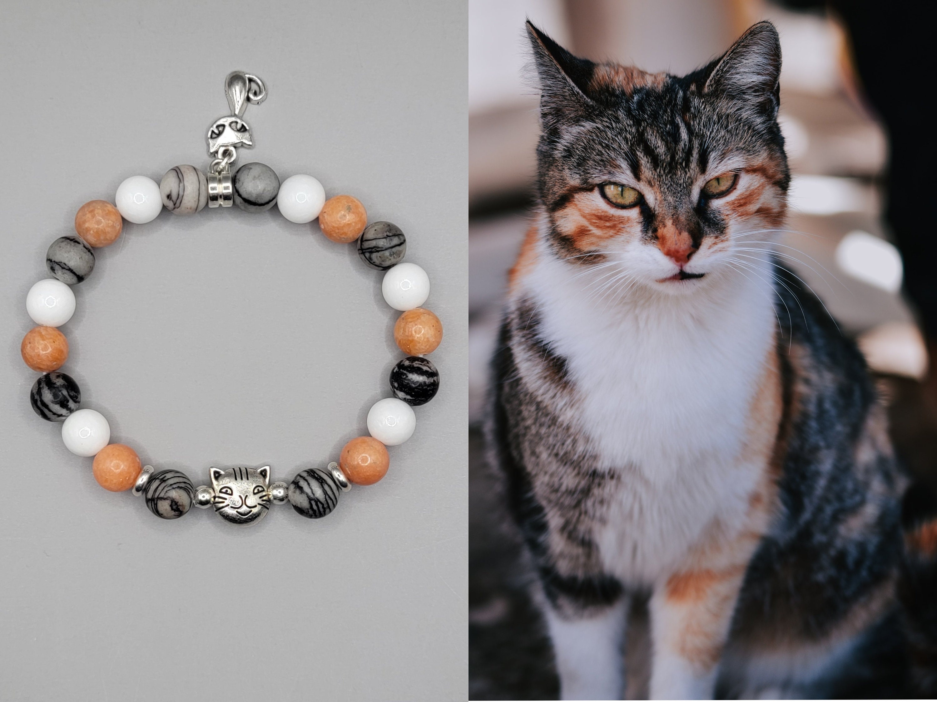 【本日特価】 Bracelet Cat | Bracelet Cat Tabby Calico | Gift Lover Cat アクセサリー