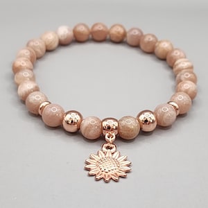Sunstone Bracelet | Sun Bracelet | Gemstone Bracelet | Sun charm  | Natural Sunstone | Sun Charm Bracelet | Gift for Women, Gift for her