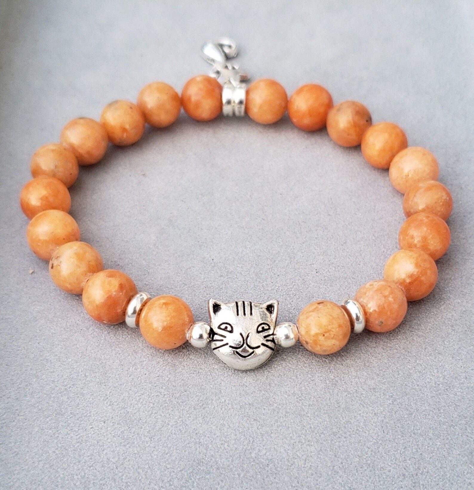 Orange Cat Bracelet Cat Bracelets Kitty Bracelets Animal Etsy