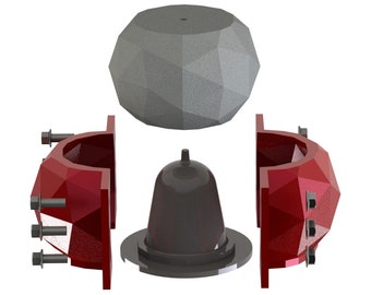 GEO CONCRETE MOLD (stl file)