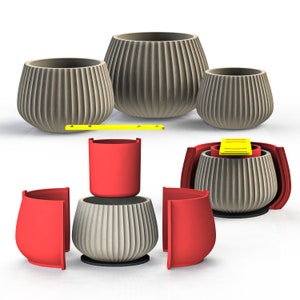 STL file Louis Vuitton Planter Vase Bag 3D Printing 3D print model