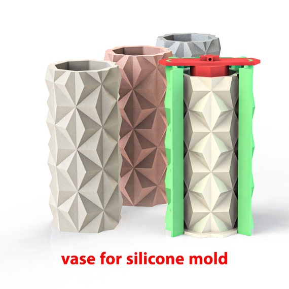 vase for 3dprinting and silicon molding