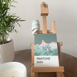 Pintura original • Postal Pantone • 5555