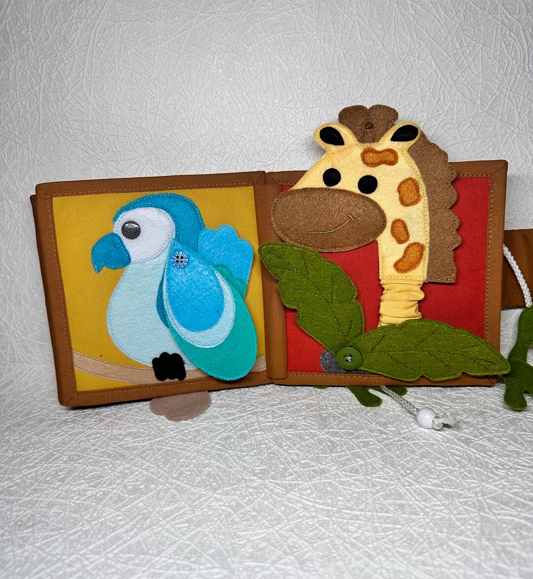 Activity Book Toy Book Sensory Learning Toy Etsy